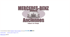 Desktop Screenshot of mercedes-anciennes.fr